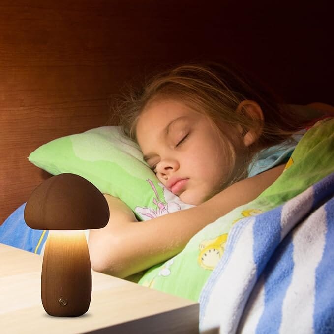 Lampe de Table - MushroomsNightLight™- Marron Foncé 1