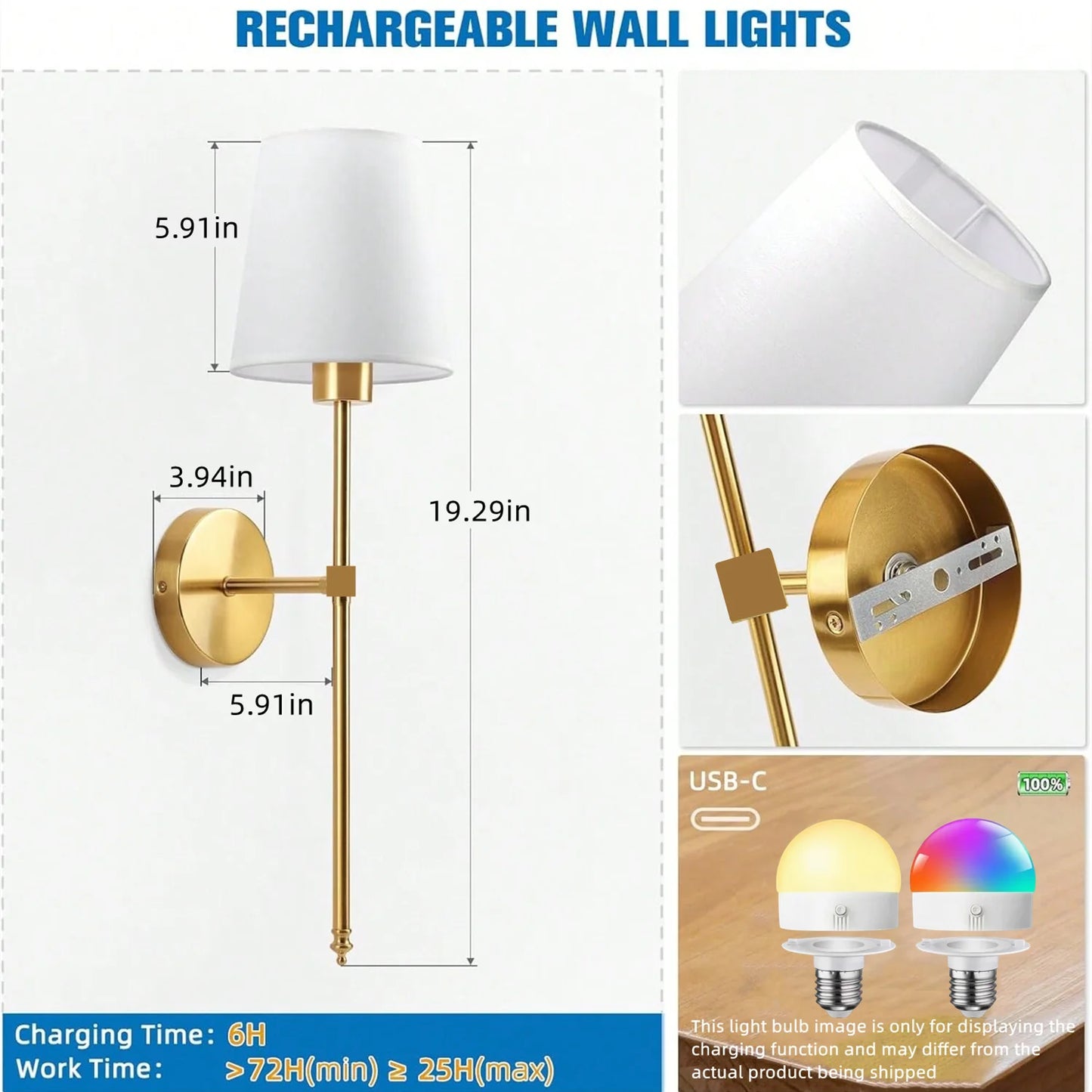 Applique Murale WallWhisper Dimensions