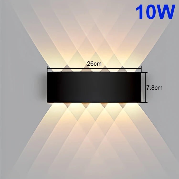 Applique murale VelumLight Noir Blanc chaud