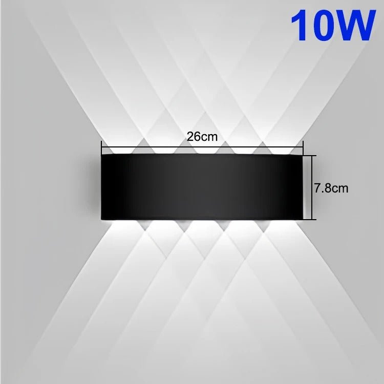 Applique murale VelumLight Noir Blanc froid