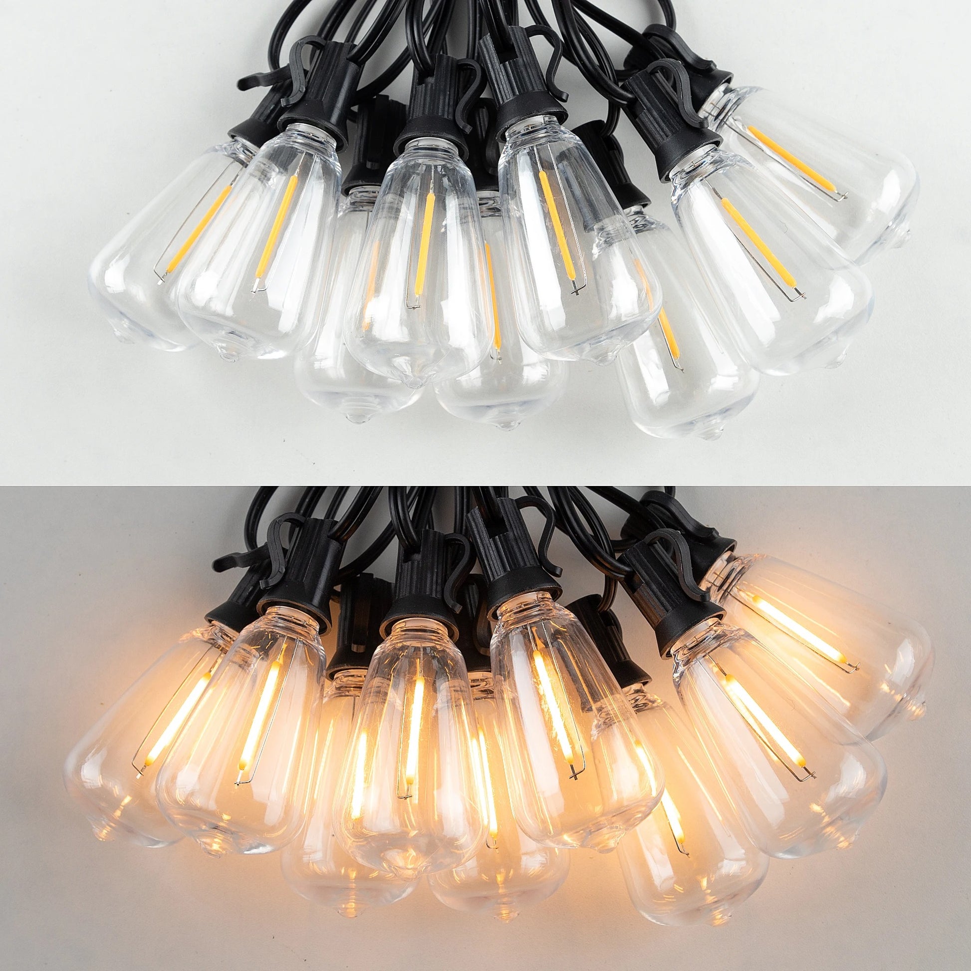 Girlande lumineuse extérieure Eclat Exterieur blanc chaud