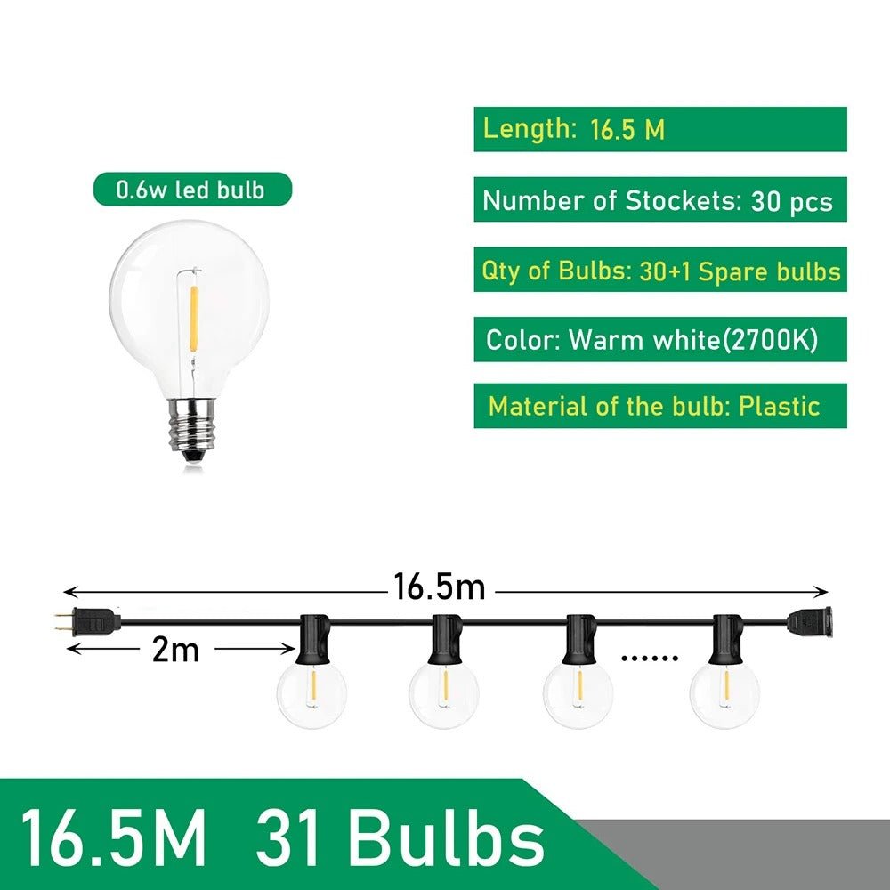 Guirlande lumineuse Ambiance Festive 16,5m