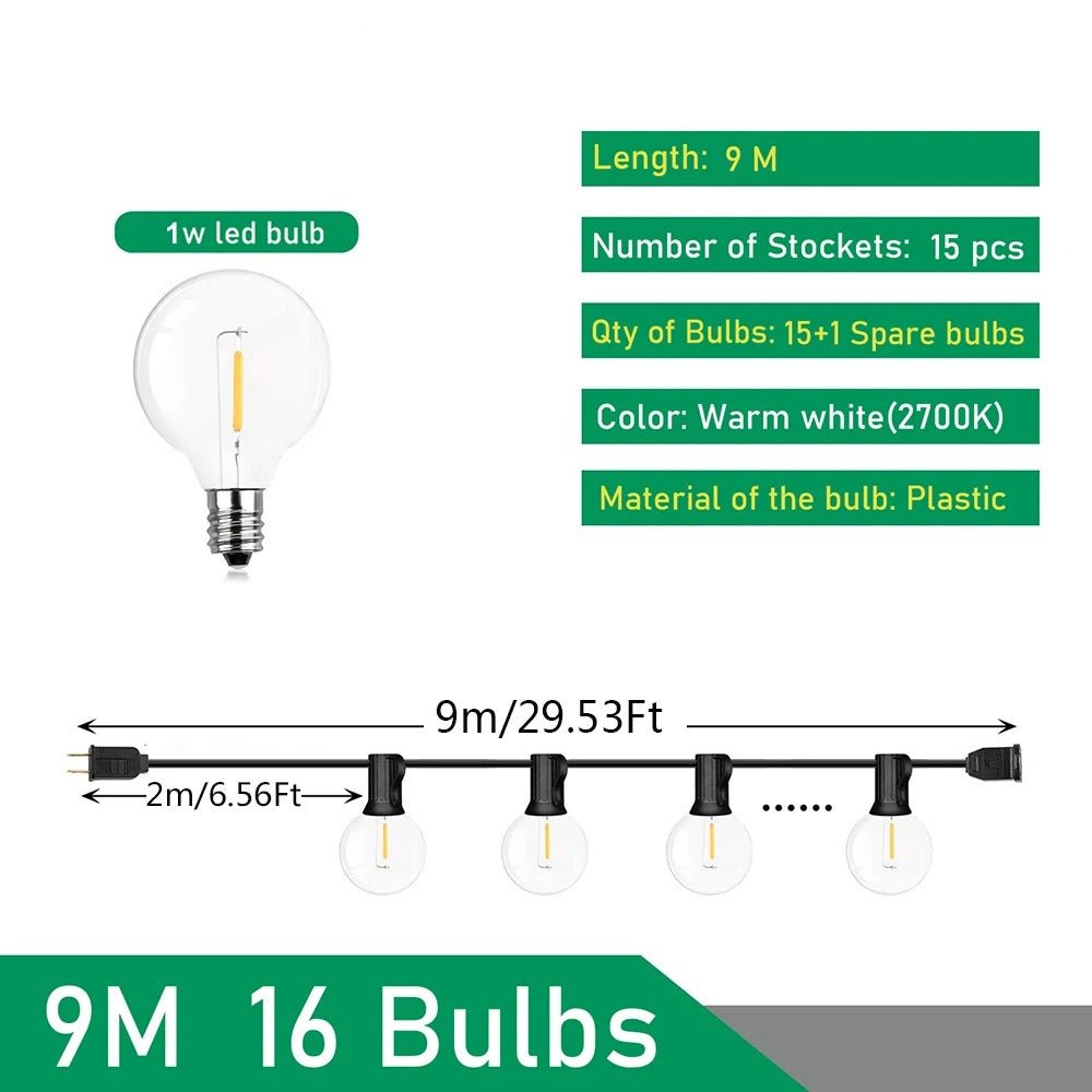 Guirlande lumineuse Ambiance Festive 9m