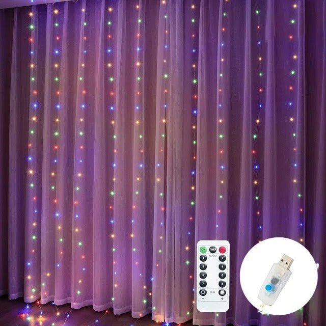 Guirlande lumineuse RideauFeerique Multicolors