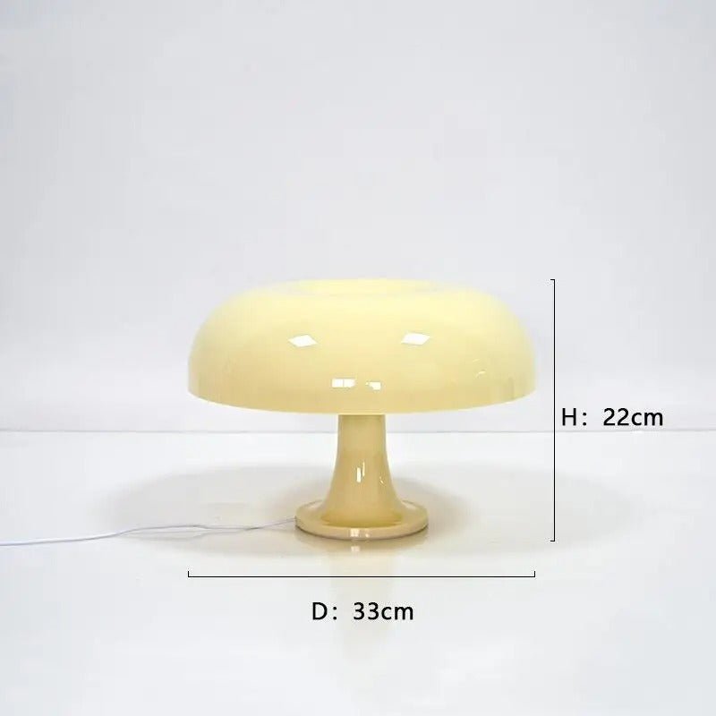 Lampe De Table MinimalistMushroomTableLamp Blanc 1