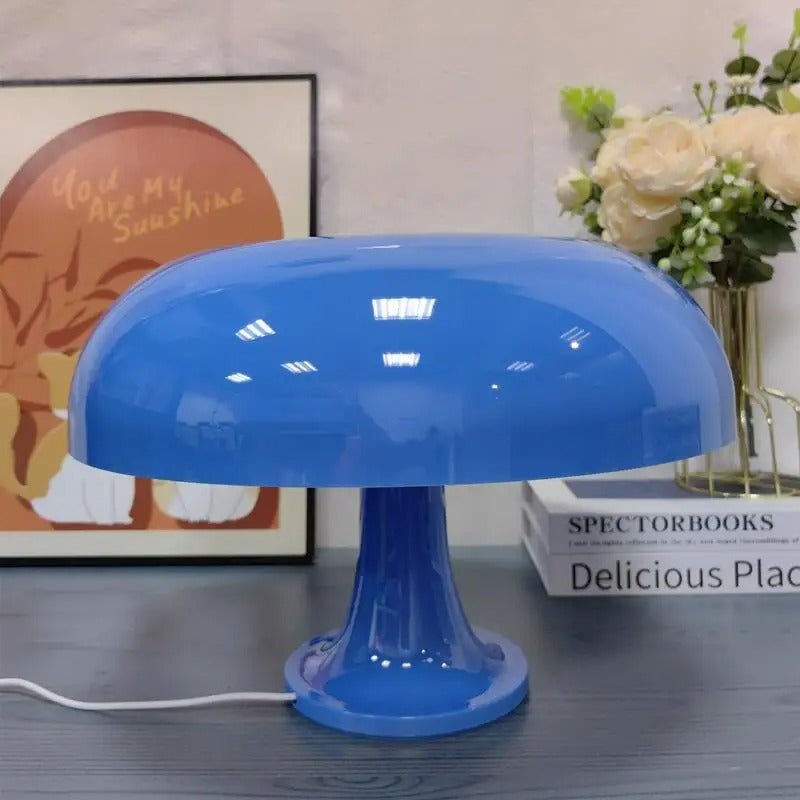 Lampe De Table MinimalistMushroomTableLamp Bleu1