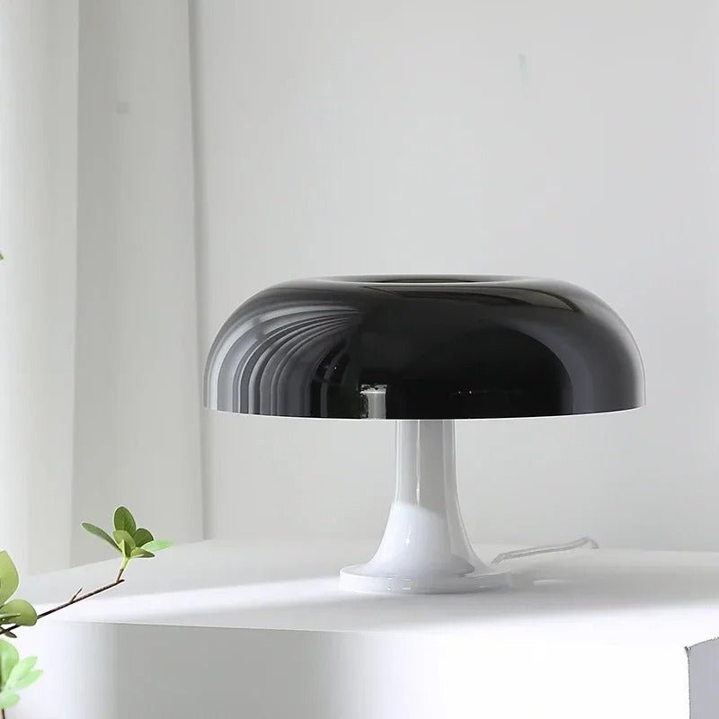 Lampe De Table MinimalistMushroomTableLamp Noir et Blanc