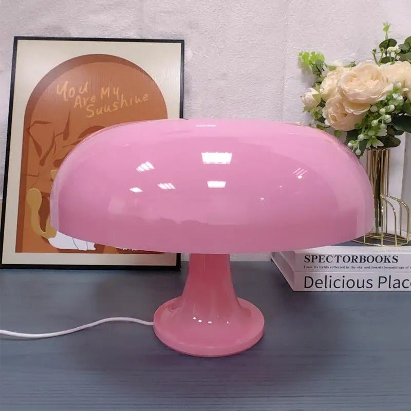 Lampe De Table MinimalistMushroomTableLamp Rose