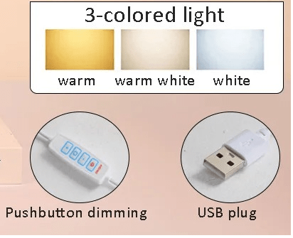 Lampe de Table MacaronLight Caracteristiques