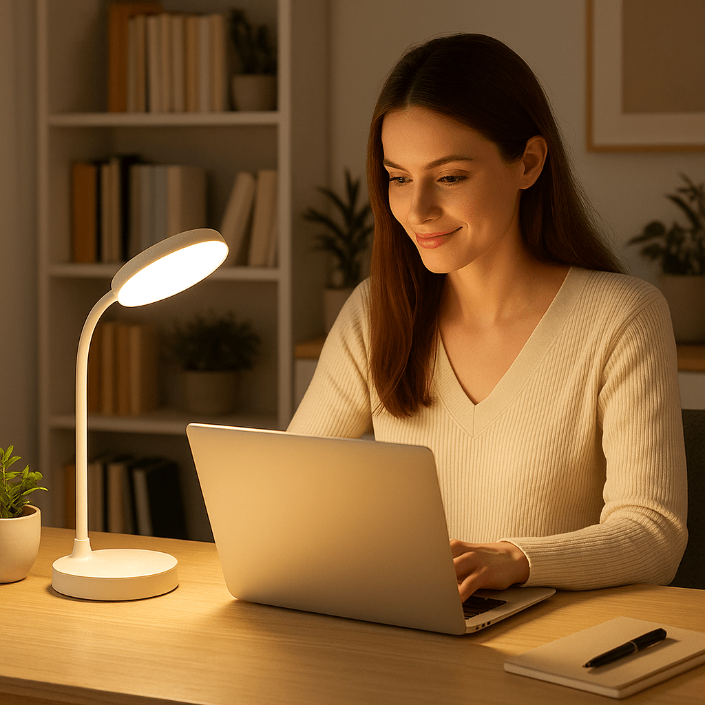 Lampe de bureau WightGlow ambiance de travail