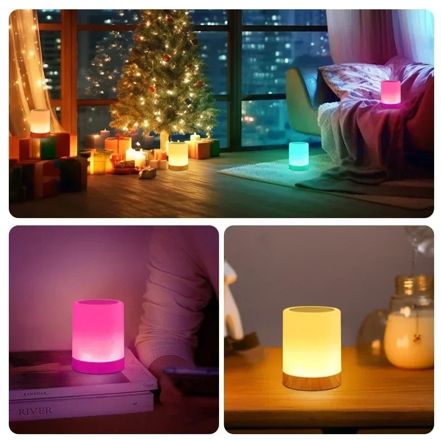 Lampe de chevet tactile nuances de couleur