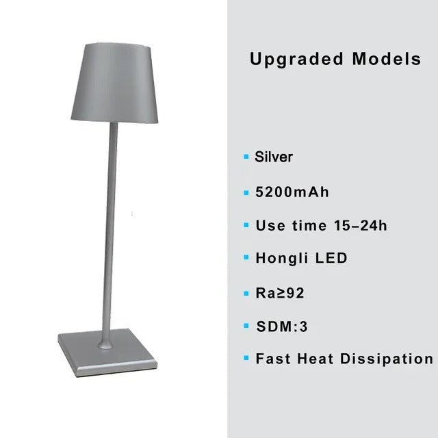 Lampe de table LightOn argent