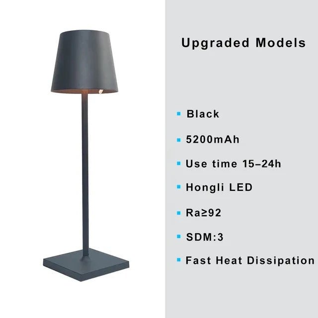 Lampe de table LightOn noir1