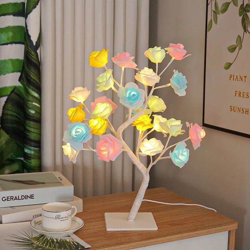 Lampe de table RoseBud multicolore