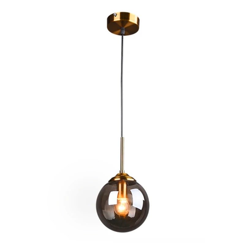 Lustre Boule de neige Gris fumé