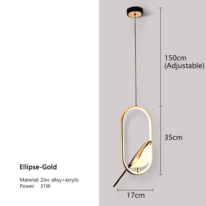 Lustre MagicBird Dore Oval