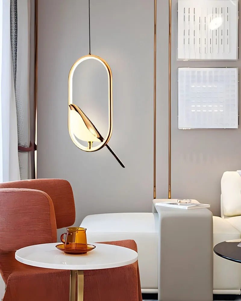 Lustre MagicBird salon ambiance