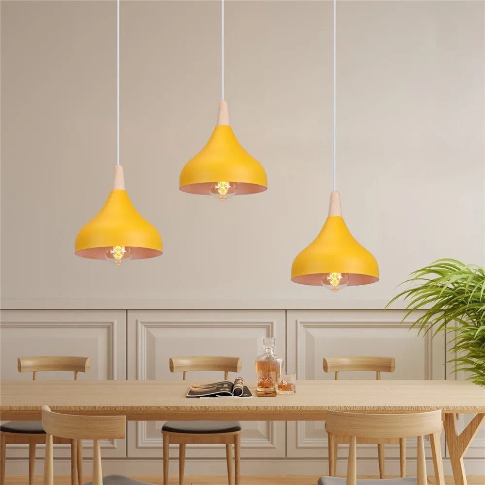 Lustre OasisLED jaune chaleureux