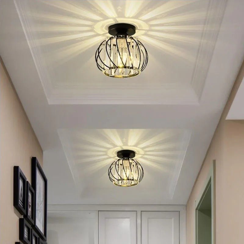 Plafonnier en cristal Couronne de lumière Couloir