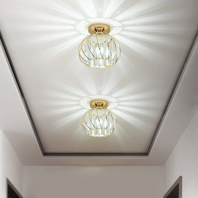 Plafonnier en cristal Couronne de lumiere eclat