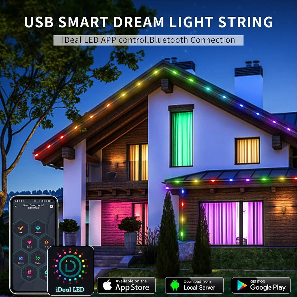 guirlande lumineuse MagicColor ambiance exterieure en tout temps