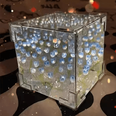 Lampe de table - TulipLamp™ - Bleu - Le Château de la Déco