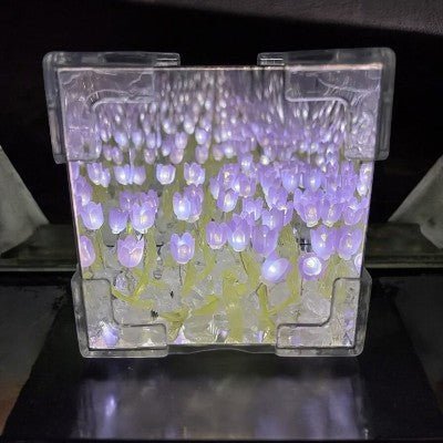 Lampe de table - TulipLamp™ - Violet - Le Château de la Déco