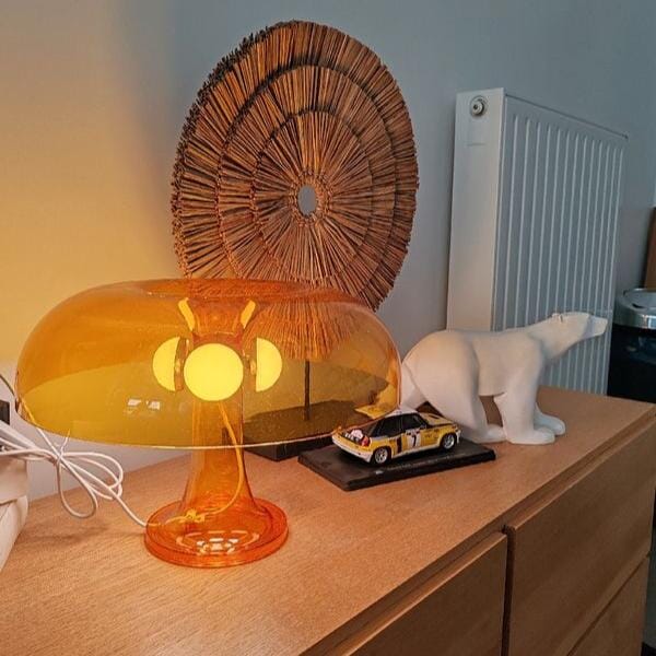 Lampe De Table - MinimalistMushroomTableLamp™ - Jaune