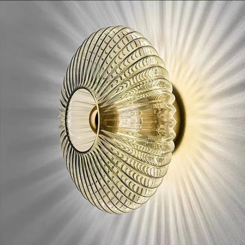 Applique Murale GlassWallLamp Gris fumé