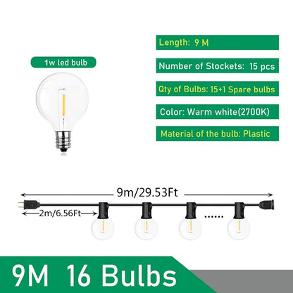 Guirlande lumineuse Ambiance Festive 9m
