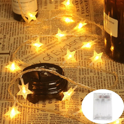 Guirlande lumineuse LittleStars PILES Jaune