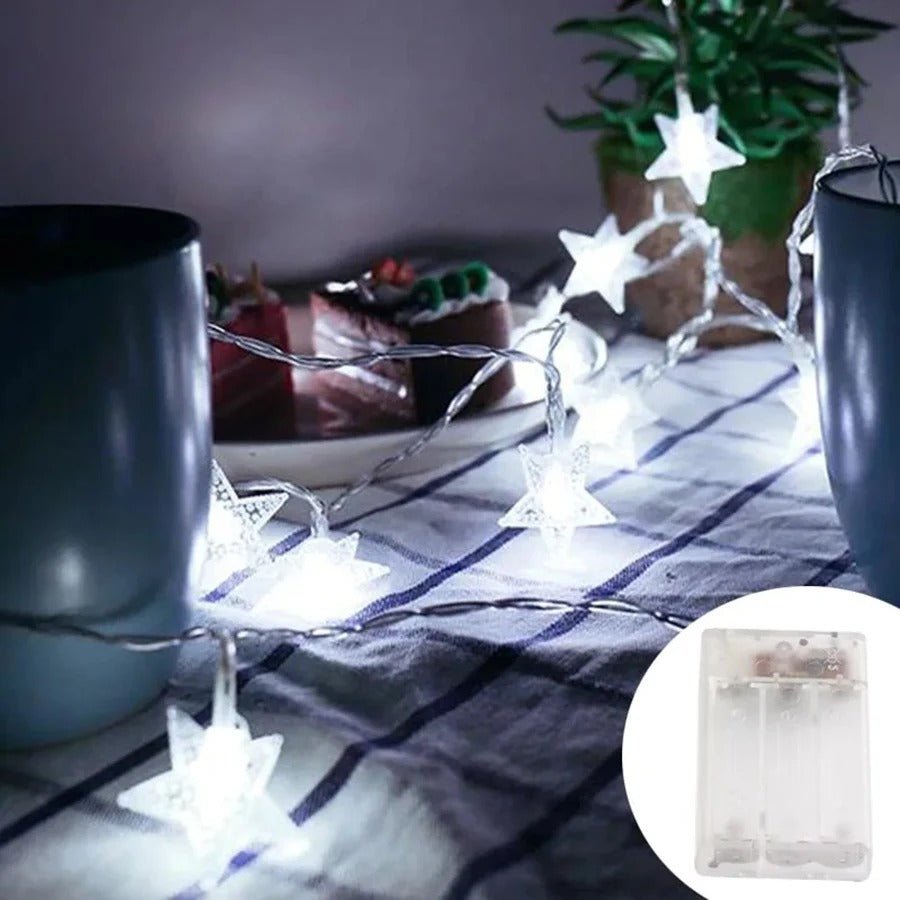 Guirlande lumineuse LittleStars PILES blanche
