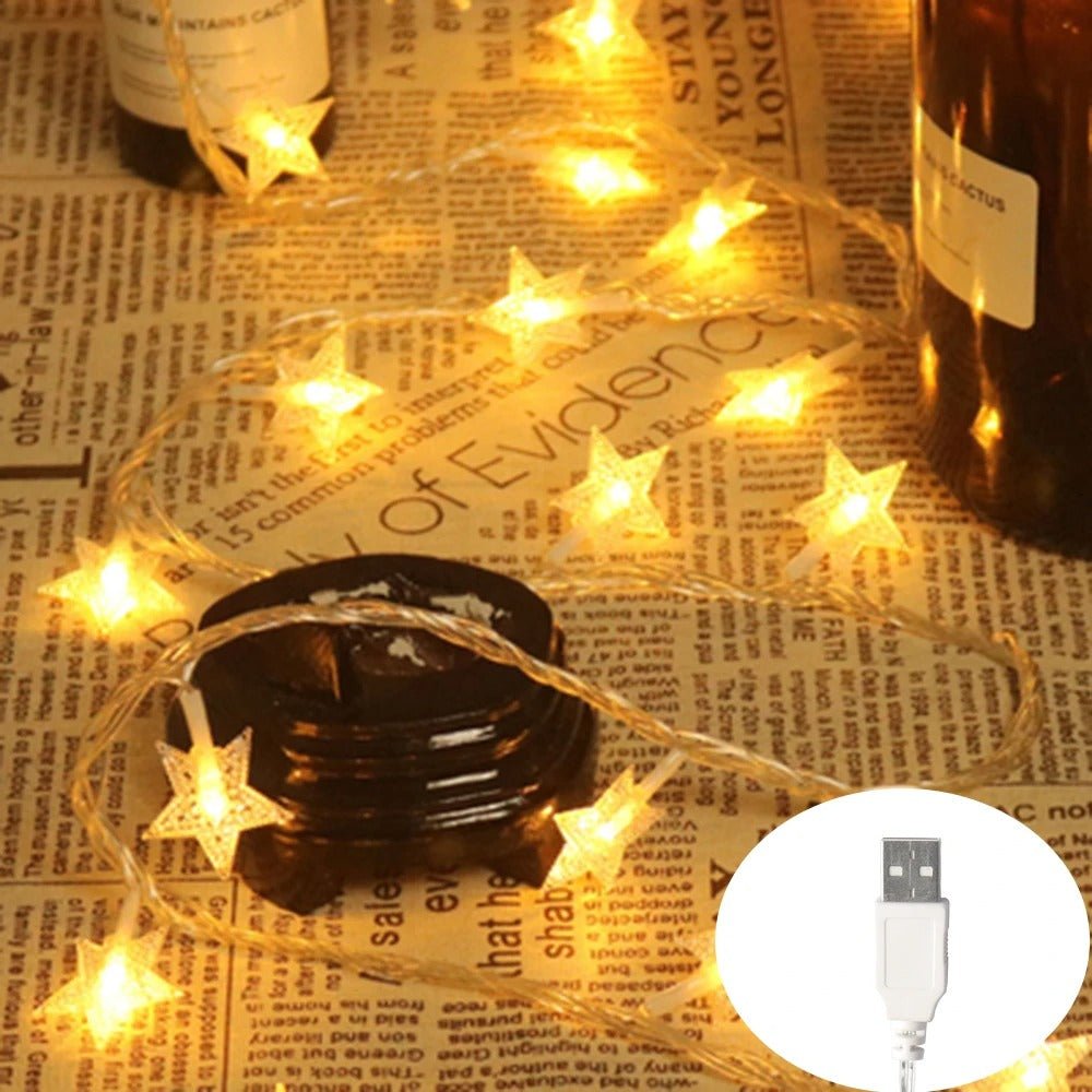 Guirlande lumineuse LittleStars USB Jaune