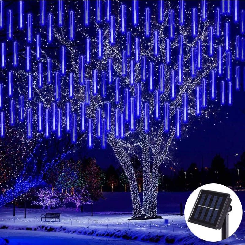 Guirlande lumineuse Pluie de meteorites Bleu