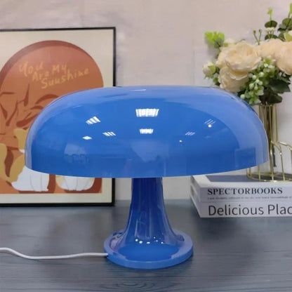 Lampe De Table MinimalistMushroomTableLamp Bleu1