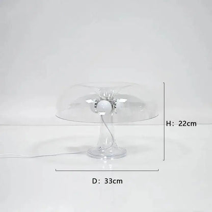 Lampe De Table MinimalistMushroomTableLamp Transparent