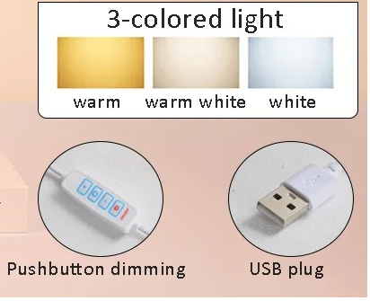 Lampe de Table MacaronLight Caracteristiques