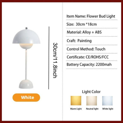 Lampe de Table Rechargeable BrightEase Nuances de lumière