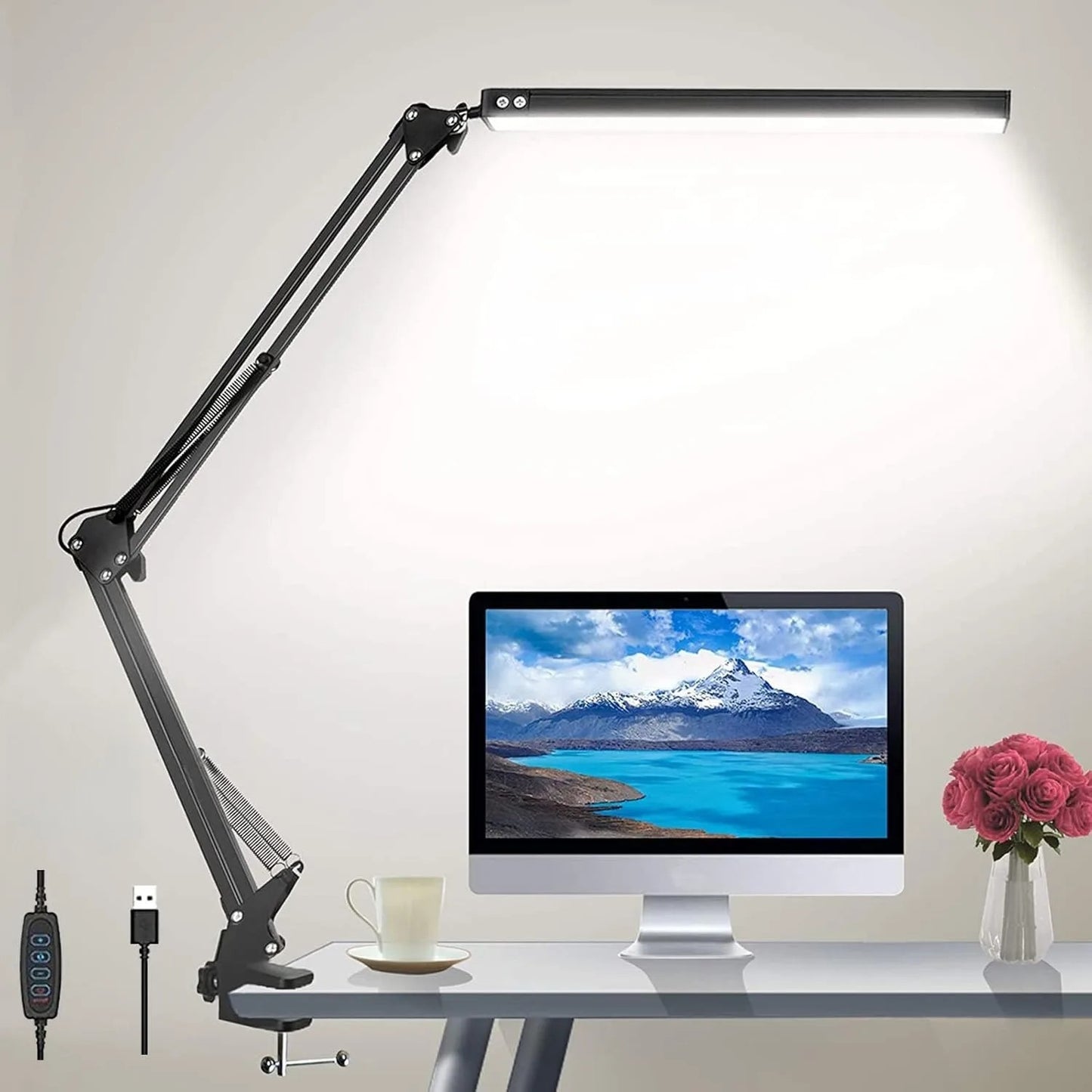 Lampe de bureau Flexilight Noir