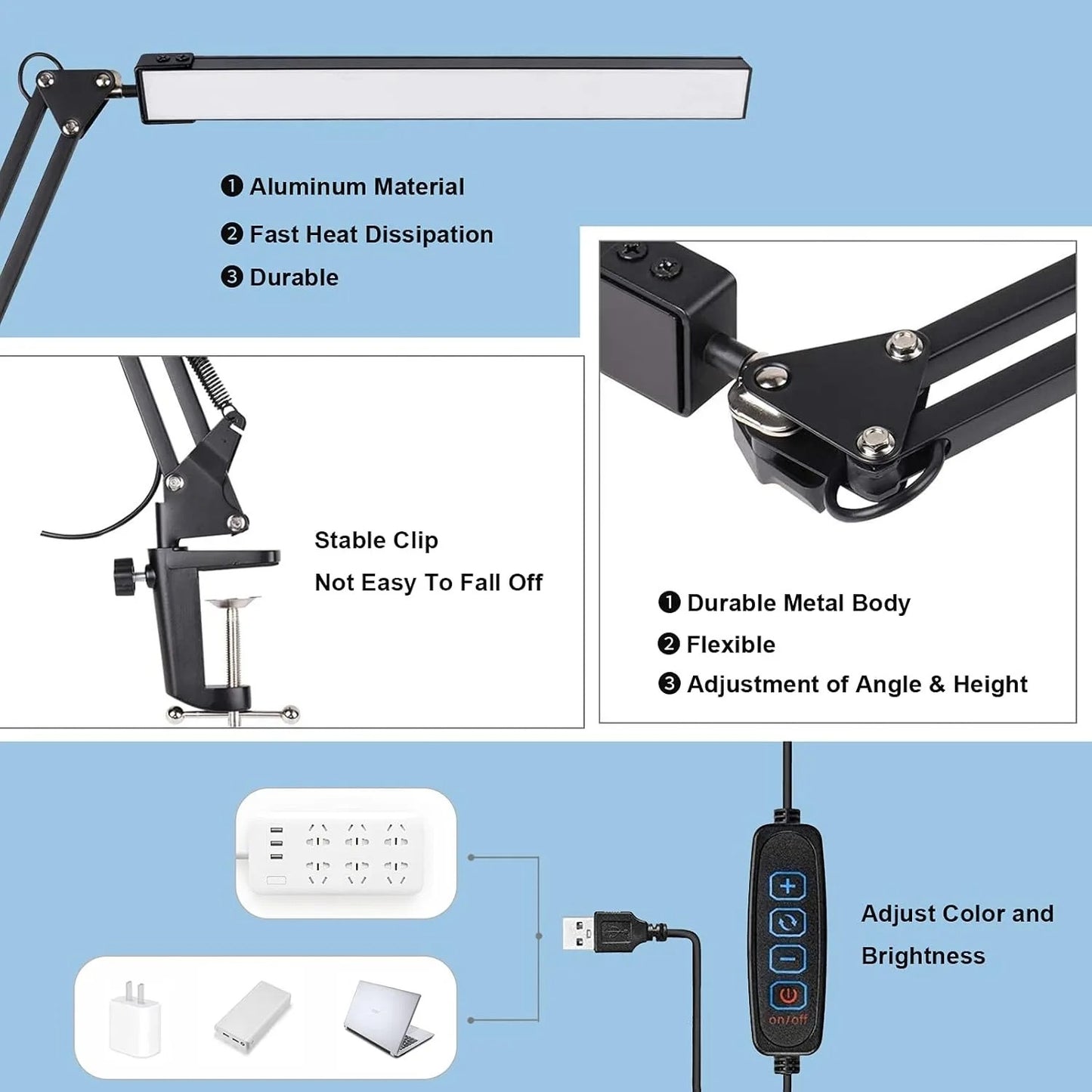 Lampe de bureaun Flexilight composition