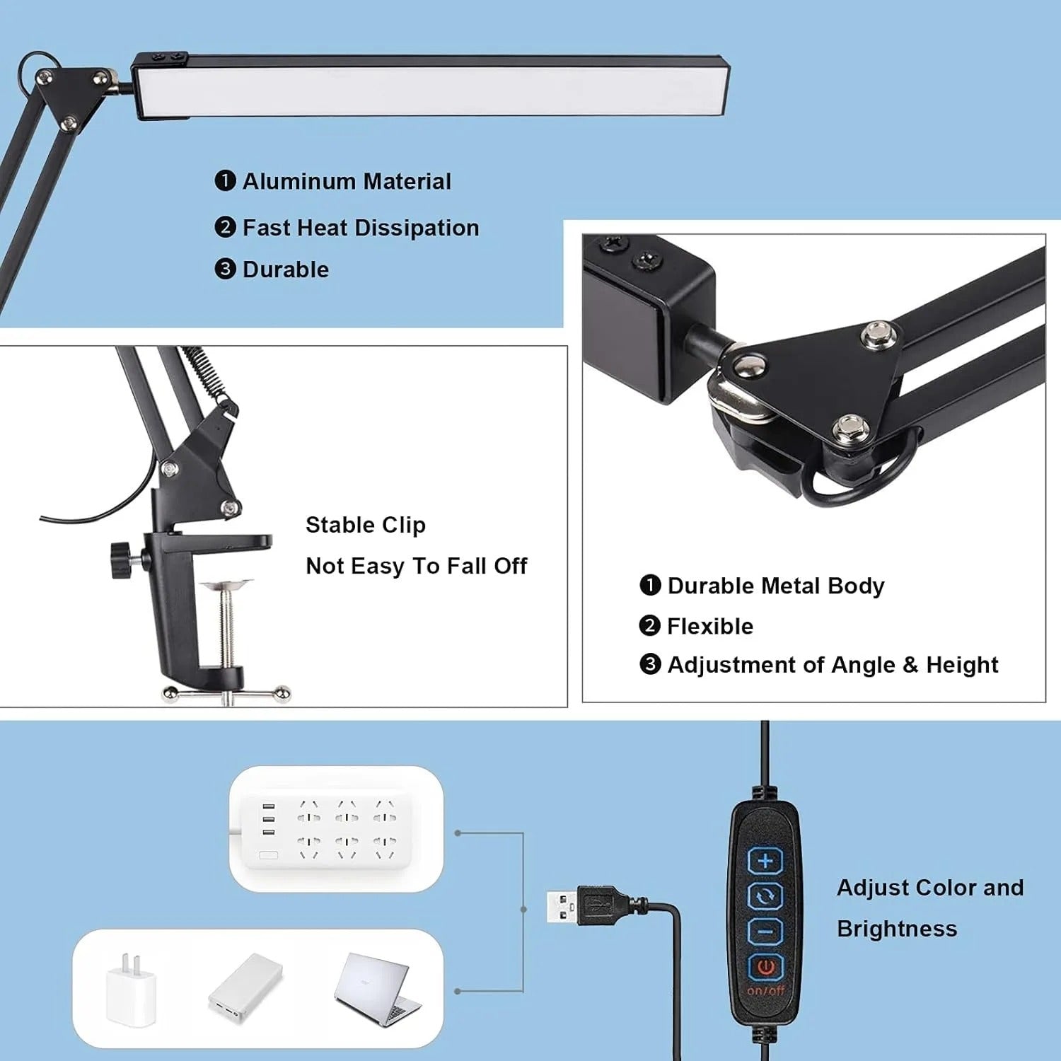 Lampe de bureaun Flexilight composition