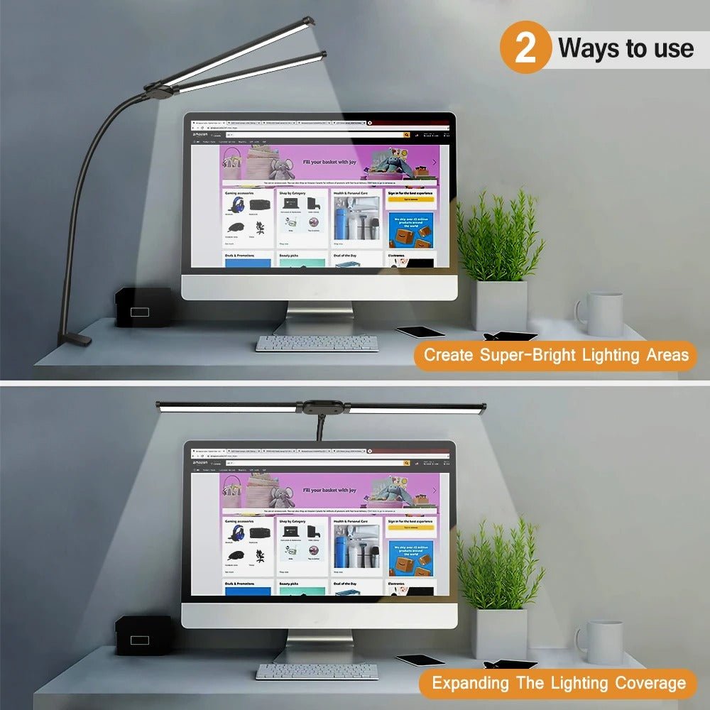 Lampe de bureau lumiere+ tête pivotante