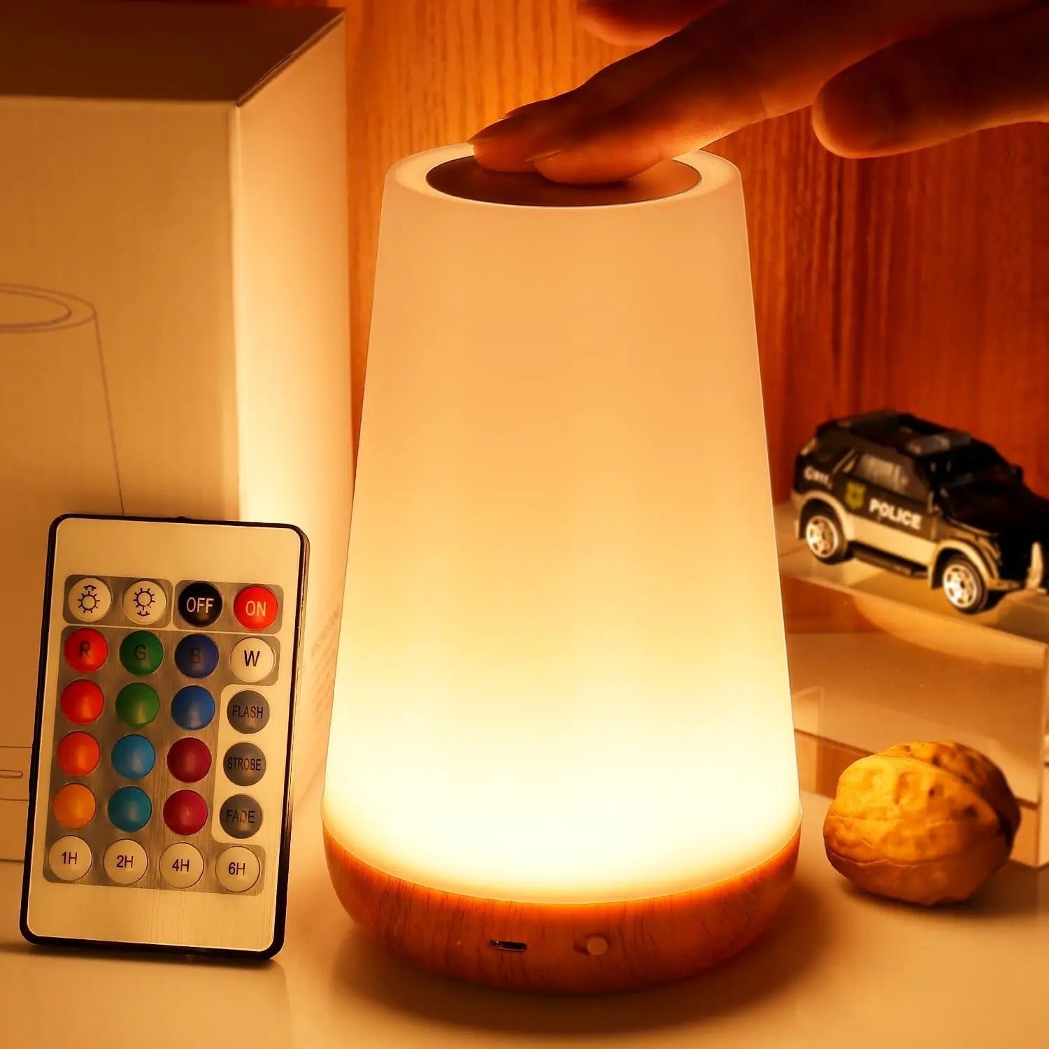 Lampe de chevet intensité variable réglage tactile
