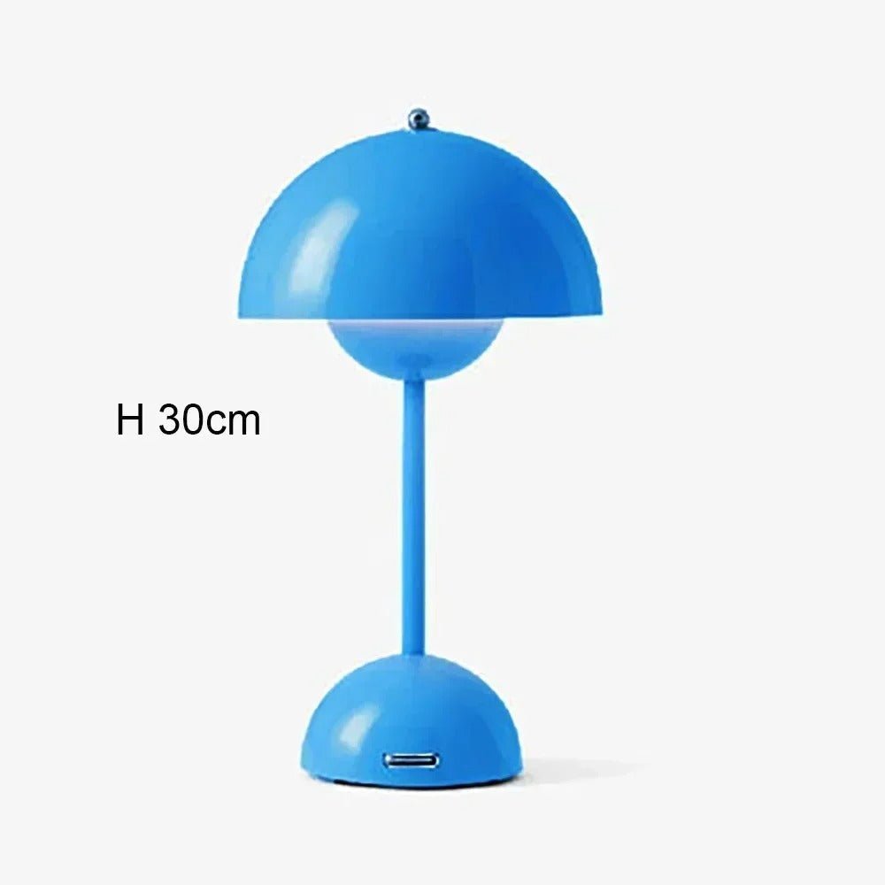 Lampe de Table Rechargeable BrightEase Bleue