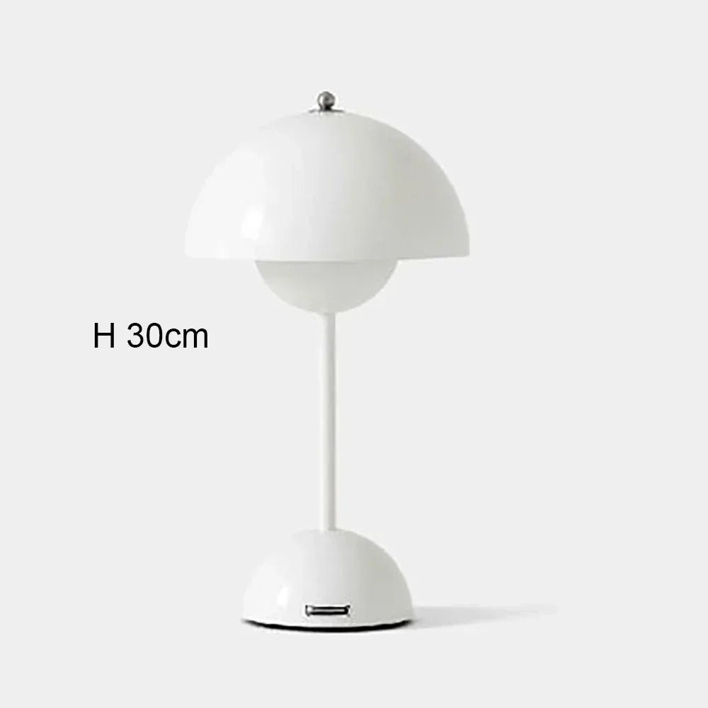 Lampe de Table Rechargeable BrightEase Blanche