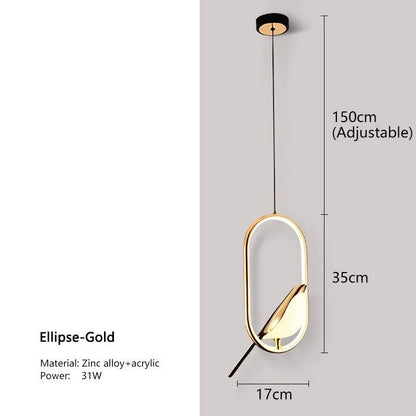 Lustre MagicBird Dore Oval