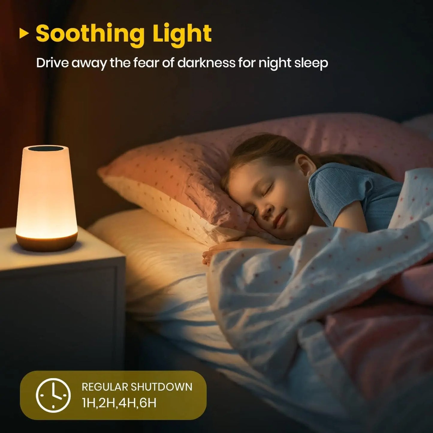 Lampe de chevet tactile– Intensité variable