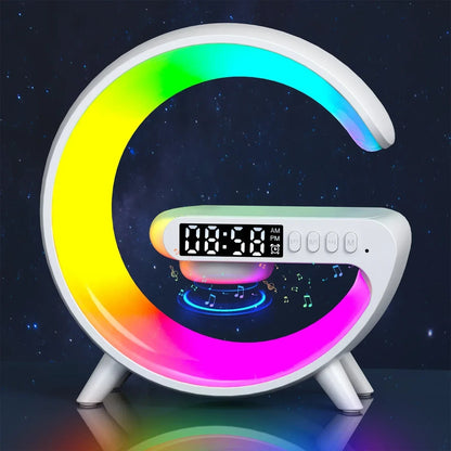 lampe de chevet design multifonctions blanc