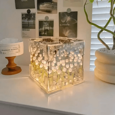 Lampe de table - TulipLamp™ - Rose - Le Château de la Déco